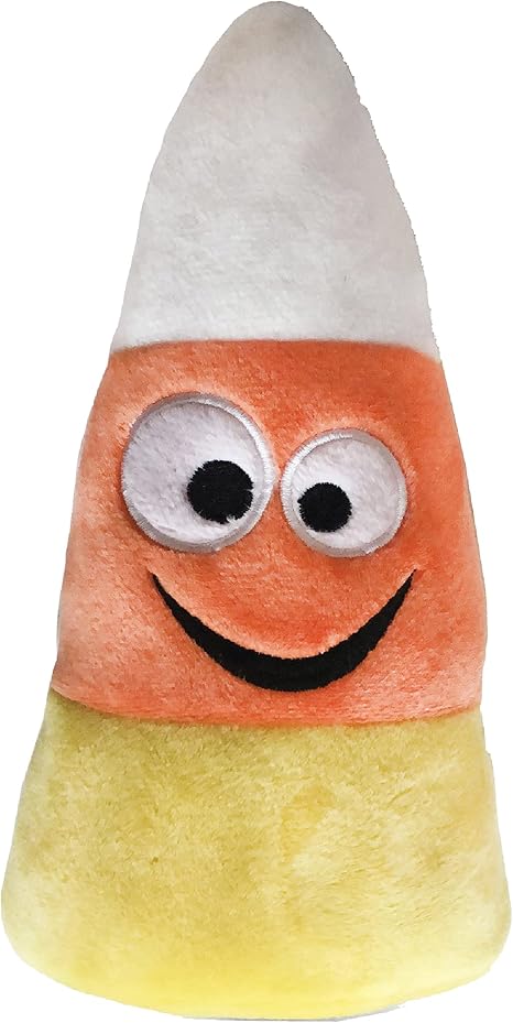 Kookie Korn Plush Dog Toy, Spooky Halloween Dog Toys