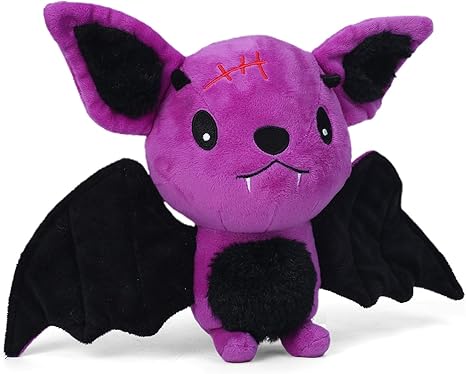 Purple Bat Dog Toy, Spooky Halloween Dog Toys