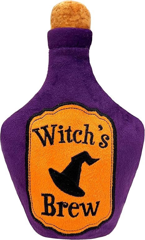 Witch’s Brew Plush Dog Toy, Spooky Halloween Dog Toys