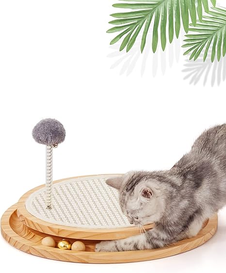 Cat Scratching Pad with Ball Track