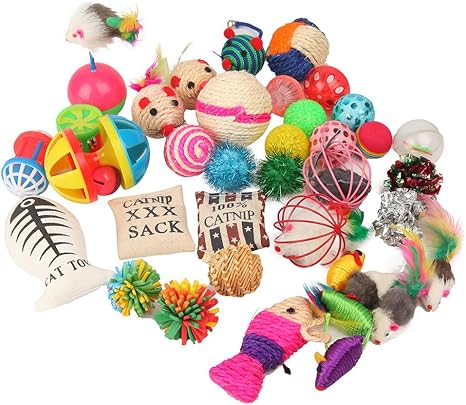 Fashion’s Talk Cat Toys Variety Pack for Kitty, Best Cat Toys for Indoor Cats