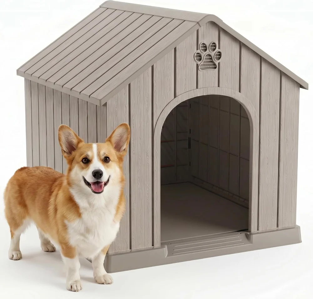 EFU Small Dog House Outdoor Indoor Waterproof Puppy Dog House