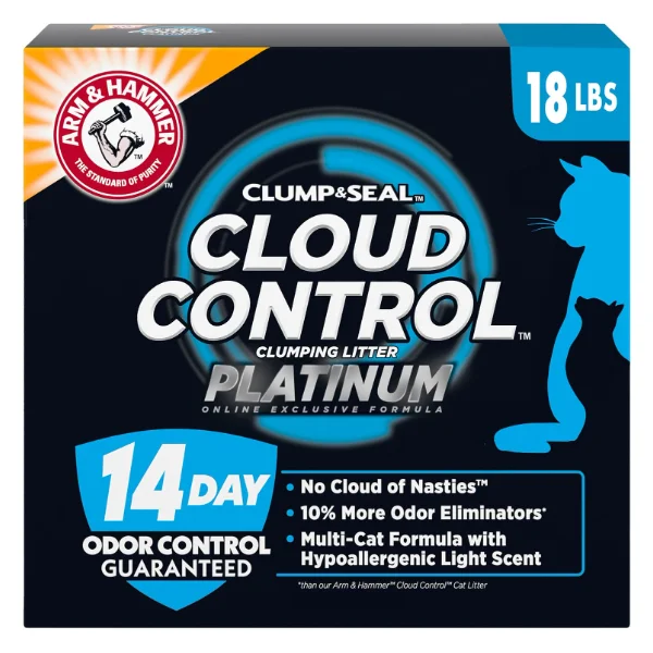 ARM & HAMMER Cloud Control Platinum Multi-Cat Clumping Litter (18 lb)