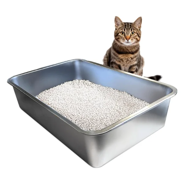 iPrimio XL Stainless Steel Nonstick Litter Box (23.5 x 15.5 in)