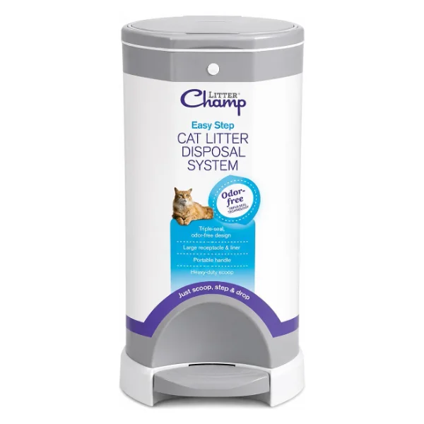 Litter Champ Hands-Free Pedal Litter Disposal System