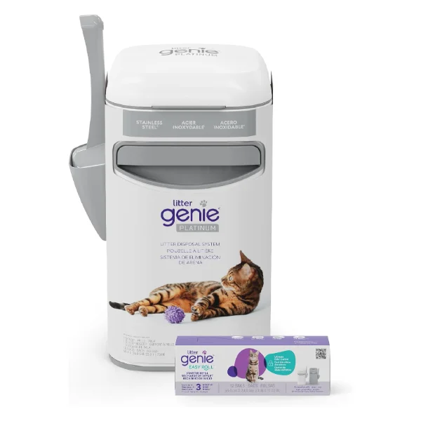 Litter Genie Platinum Stainless Steel Pail