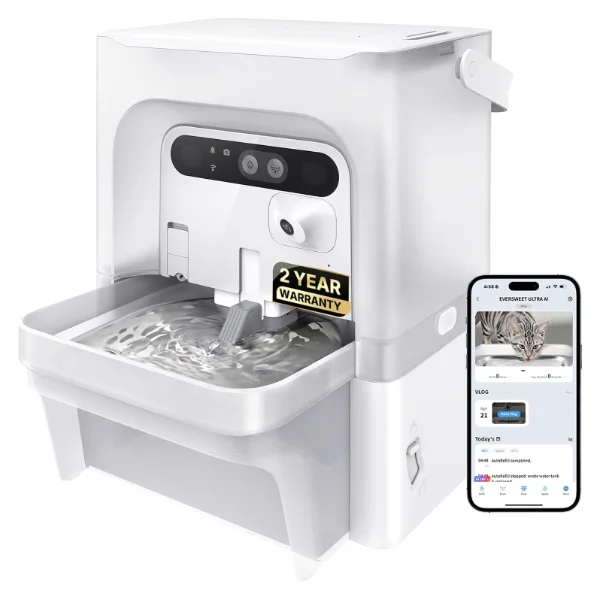 PETKIT Eversweet Ultra cat water fountain with AI camera