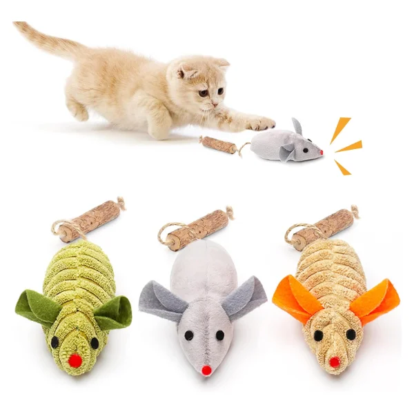 Potaroma squeak mice cat toys