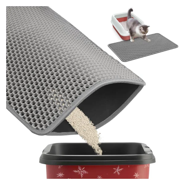 Powools Ultra-Large Double-Layer Litter Mat (27 x 19 in)
