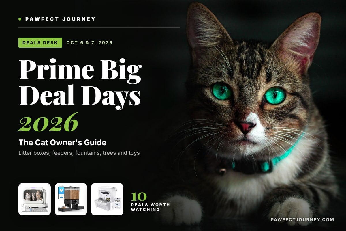 Prime Big Deal Days 2026 cat owner's guide from Pawfect Journey